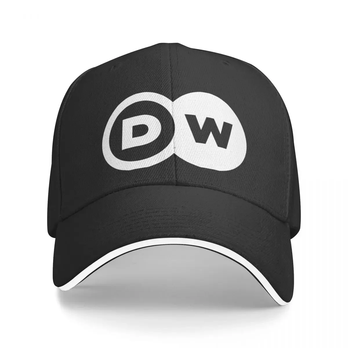 

Deutsche Welle Logo Baseball Cap Hat Baseball Cap Beach Bag Wild Ball Hat Hats Woman Men's