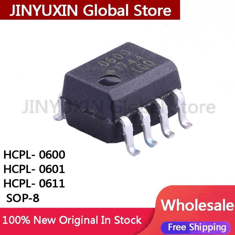 

10Pcs HCPL-0600 0600 HCPL-0601 0601 HCPL-0611 0611 SOP-8 IC Chip Wholesale