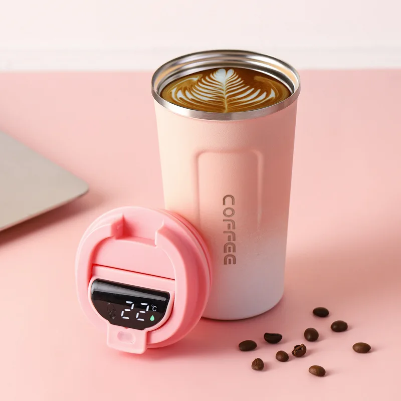 380/510ml Smart Thermos Bottle Travel Coffee Cup LED Temperature Display Thermal  Mug Portable Insulated Tumbler Vacuum Flasks