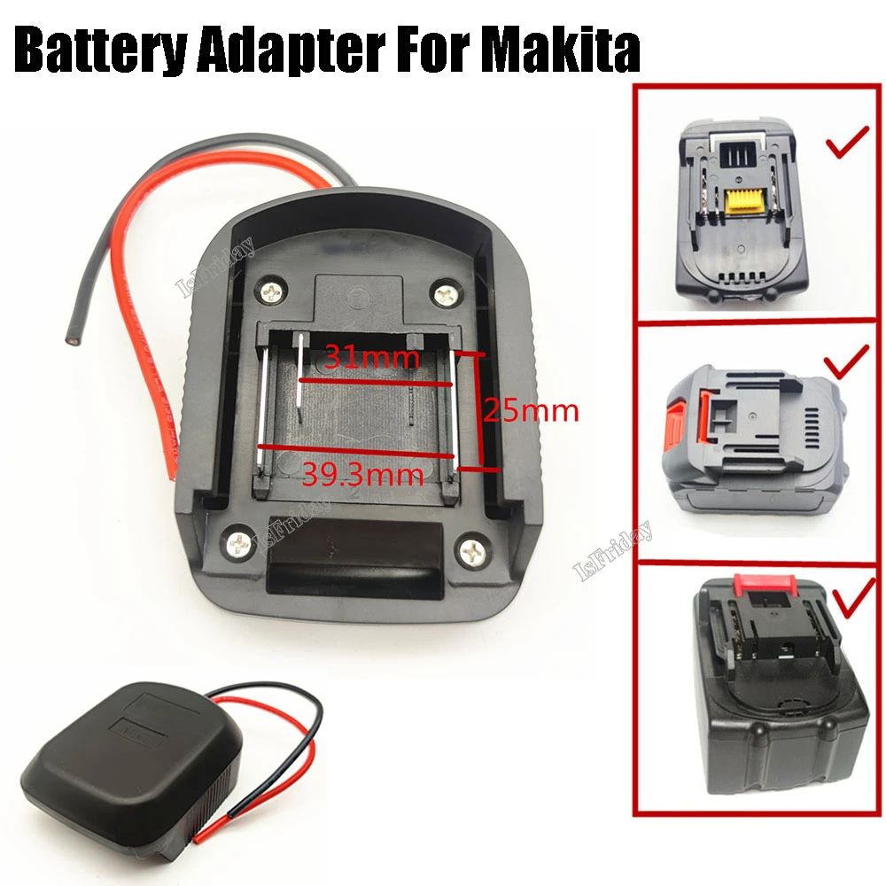 Adaptador DIY Para Batería Makita 18V - Conecta Tu Batería A Juguetes, Coches Eléctricos O Proyectos (Cable 12AWG)