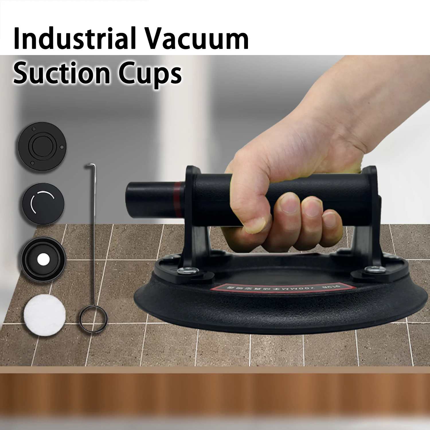 20CM diameter Vacuum Suction Cup granite Glass Tile Suckers Manual lifting 8 Inch 220kg Bearing Capacity Heavy Suction Cup vacuum suction cup vacuum sucker
