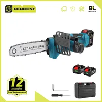 12 Inch Brushless Electric Saw With Oiler Cordless Portable Garden Woodworking Cutting Tool Machine For Makita 18V Battery 1