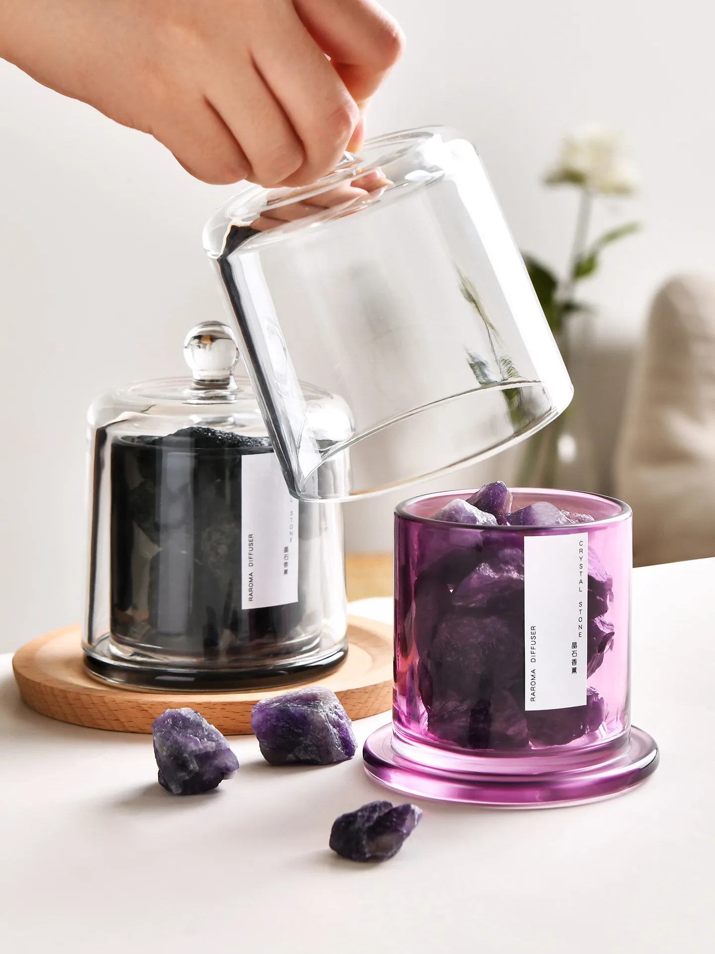 Factory-Fragrant-Stone-Crystal-Stone-Reed-Diffuser-Essential-Oil-Sachet ...