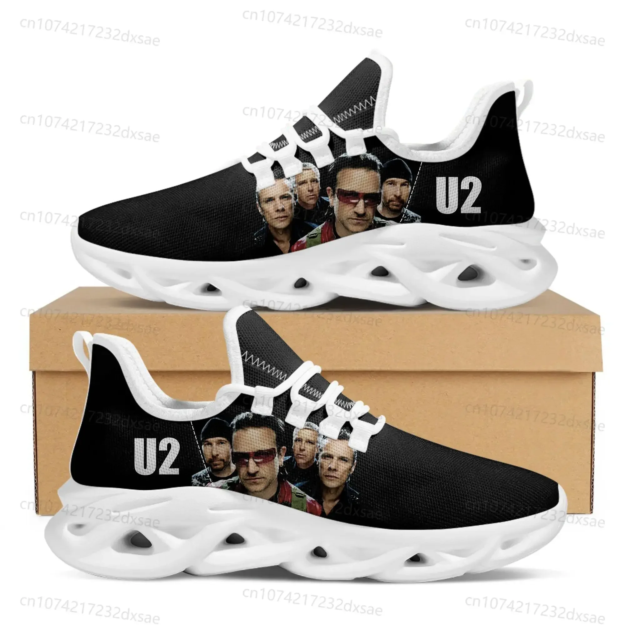 U2 Rock Band Fashion punk Sports Shoes Mens Womens Teenager Kids Children Sneakers Casual Custom High Quality Couple Shoes