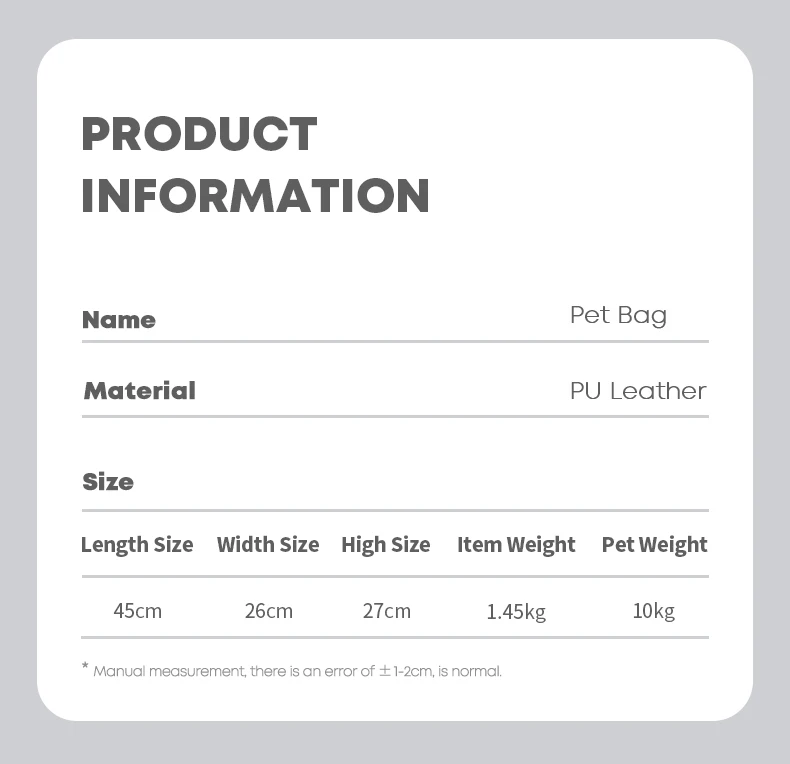 Title 3, Loudik-Luxury Cat Carrier Bags, Portable Made L...