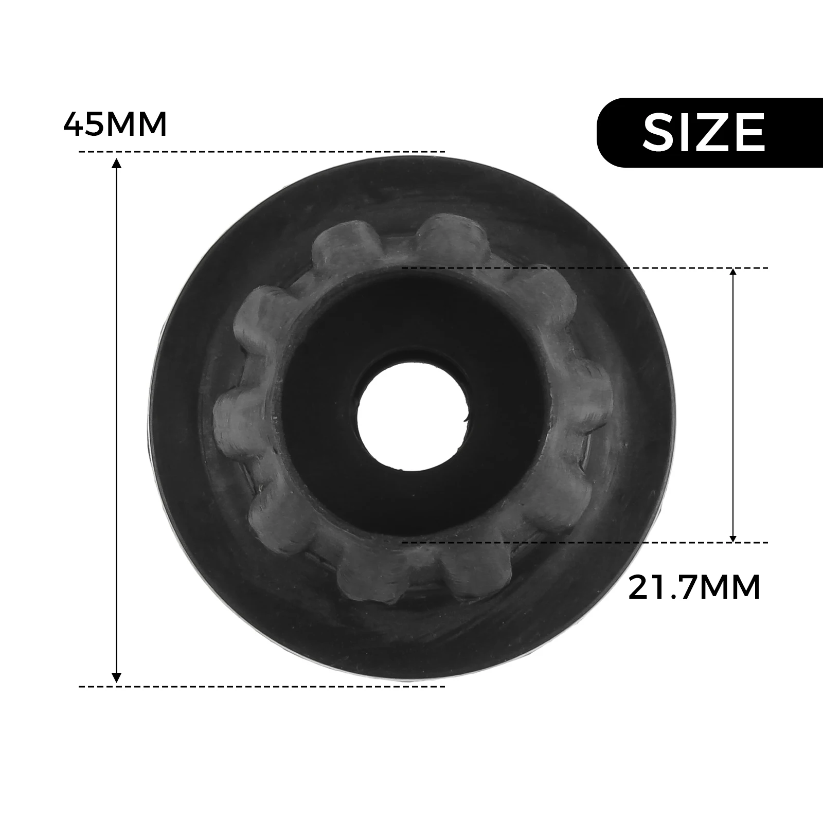 ミニクロスリング 2Pcs Mount Rubber Radiator Bushing Mounting Bracket 21506