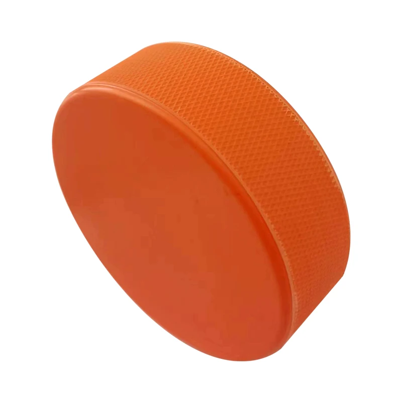 Official Ice Hockey Puck Black/Blue/Orange hockey puck