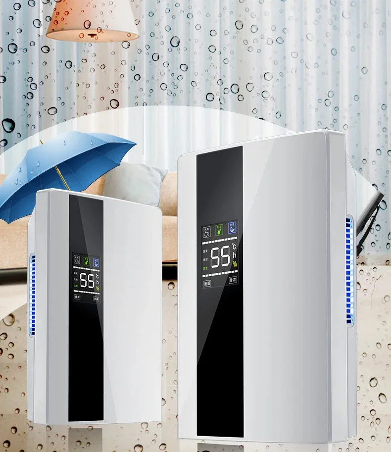 Description Picture 2 of item220V 90W 2.2L Household Dehumidifier Quiet Bedroom Basement Dehumidifier Small Moisture Absorption Dryer Dehumidifier