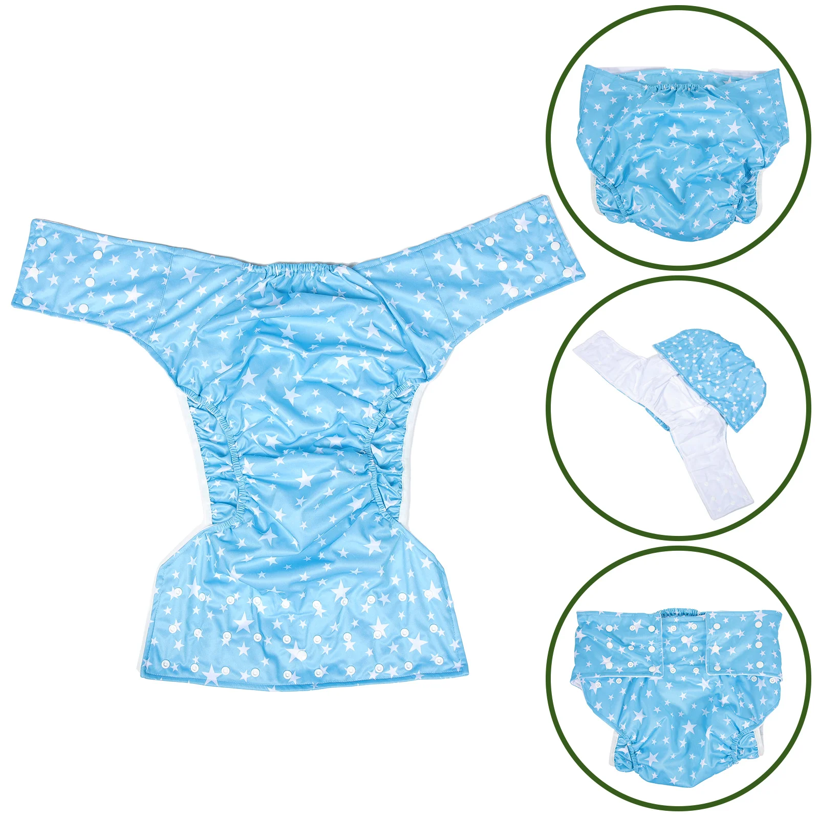 Adult Washable Diapers Urinal Pant Home Anti-leak Incontinence Pad Reusable Nappy Elderly Disable Leakproof reusable diapers