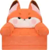 Chair to Kids Sofa Bed - Soft Sherpa Flip-Out Comfy Couch for Toddlers 2