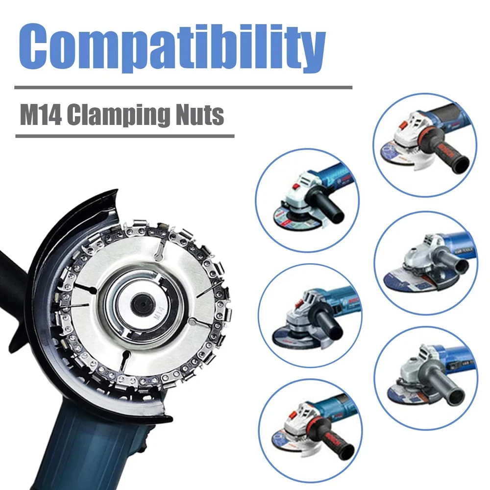 M14 Angle Grinder Quick Release Self-Locking Grinder Pressing Plate Flange Nut Power Chuck for Replacement/Fixing Cutting Discs - Image 3