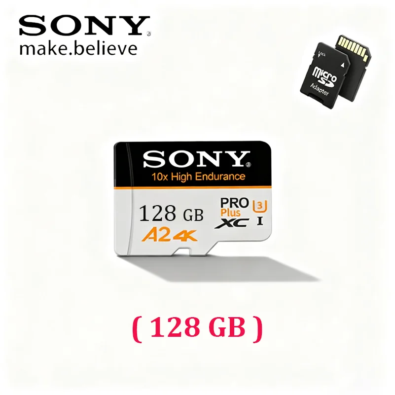 Scheda SD Micro TF ad alta velocità SONY, Classe 10, U3, supporto 4K, 2TB, 1TB, 512GB, 256GB, 128GB, memoria Flash G