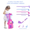 Toddler Golf Set Kids Golf Clubs with 8 Balls 4 Golf Sticks, 2 Practice Holes and a Putting Mat Toys for 3-6+Years Old Girls 3