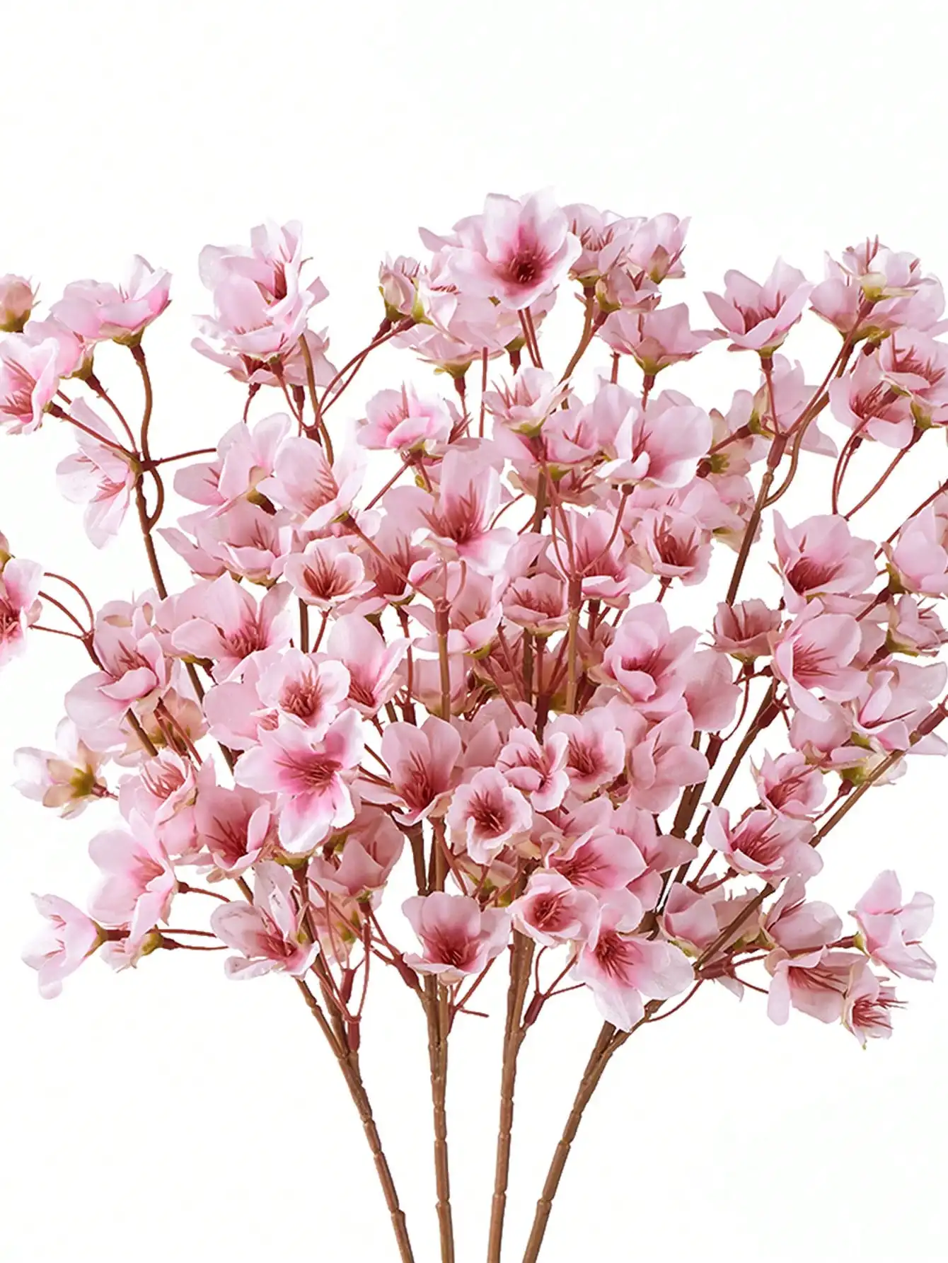 2Bouquet 40cm künstliche Kirschblüte Bouqut Hochzeits feier DIY Wohnkultur Wohnzimmer und Esstisch Vase Arrangements – Detail 1