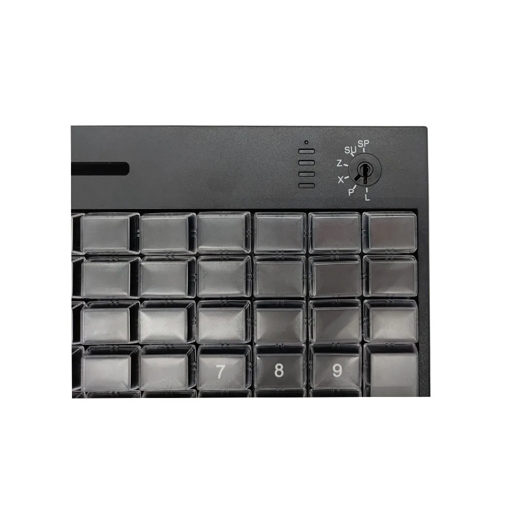 KB84 keyboard, supports programmable MSR setting for the header,tailor,separator,suffix & POS system