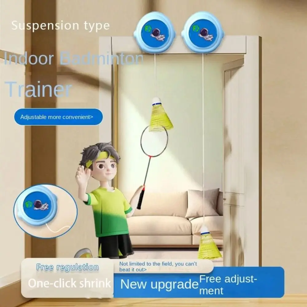 

Plastic Elastic Badminton Trainer Set High Elasticity Portable Badminton Single Trainer Badminton Practice Aid Tool Indoor