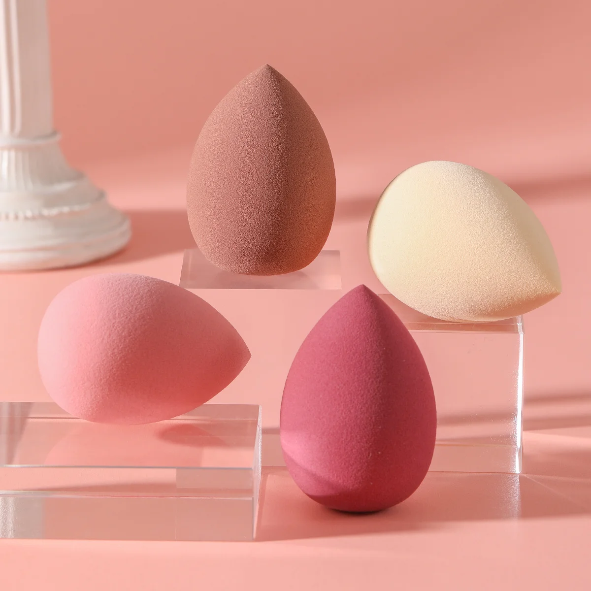 4 Pcs Beauty Egg Makeup Sponge Blenders Beauty Sponges Foundation Applicator 3