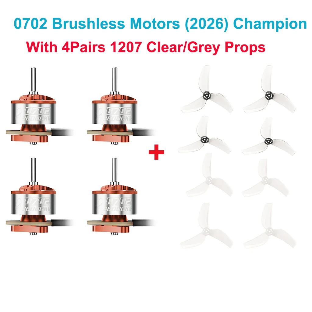 Drone FPV Micro 0802/0702 Moteur Coreless - Freestyle/Racing/Champion