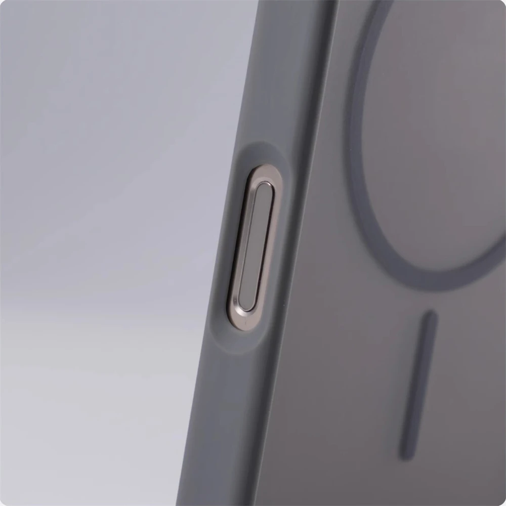 Premium Matte Translucent Magnetic Phone Case with Magsafe-Compatible Wireless Charging and Shockproof Protection