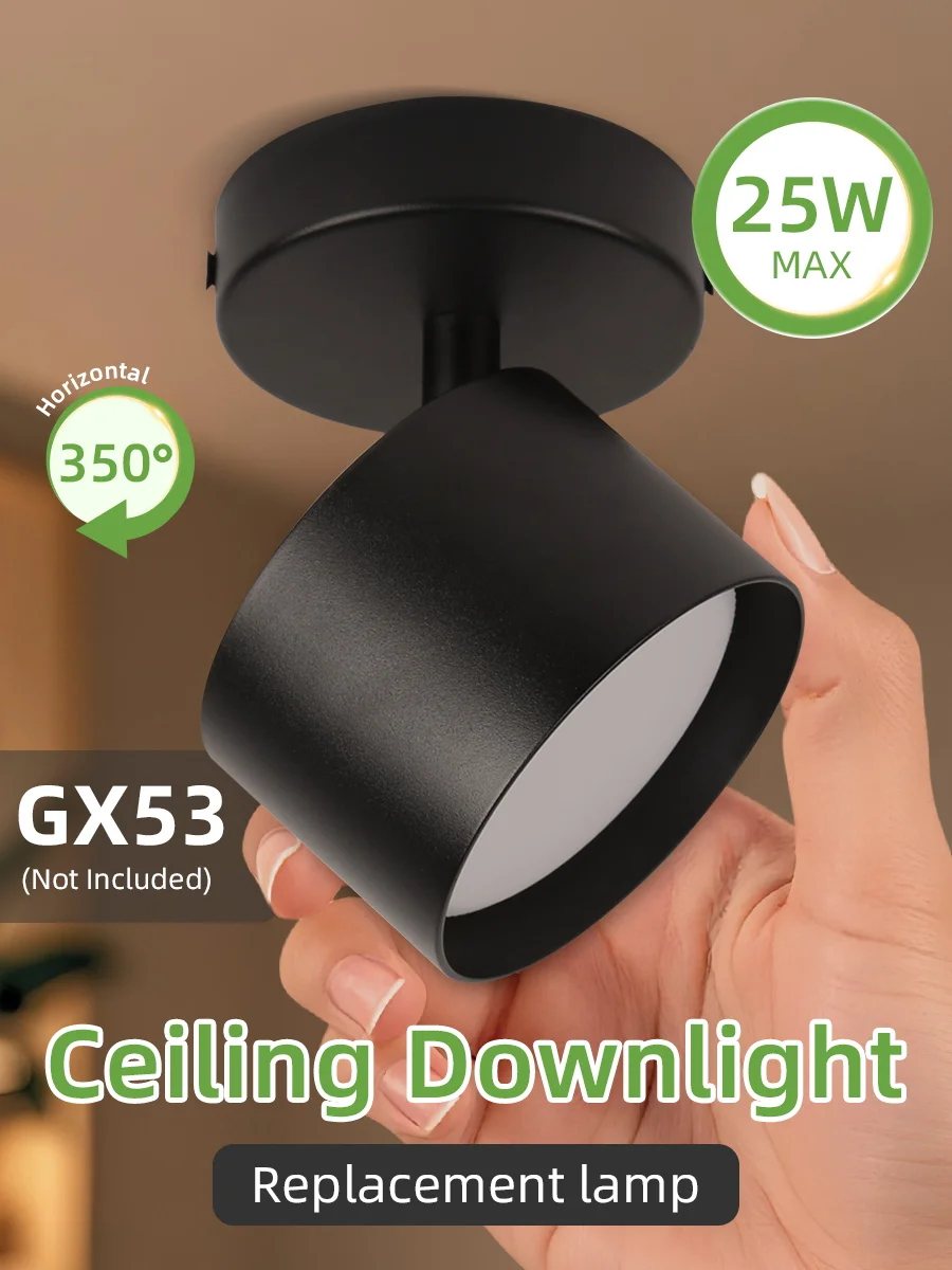 DownLight GX53 For Living Room Kitchen Bedroom Corridor Spot Ceiling Light LED 110-220V Room Decor Spotlight Led Home Wall Light
