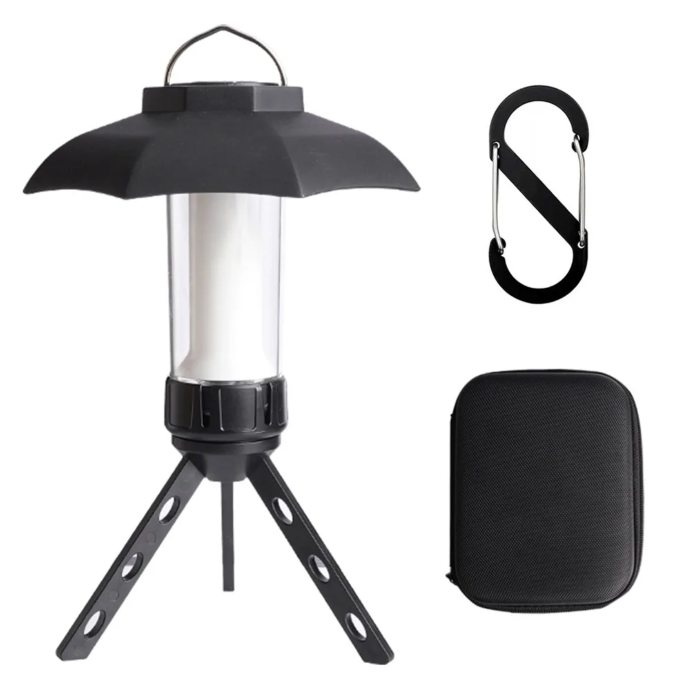 Description Picture 6 of item3000mAh Flashlight IPX4 Waterproof 200LM Portable Atmosphere Light Tripod Lampshade Hook Camping Lantern Accessories
