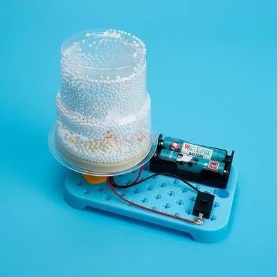 

DIY automatic rotating electrostatic flying snow Primary school students science experimenter material package science toys