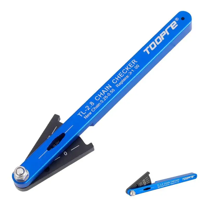 

Bike Chain Measurement Tool Chain Wear Tool Aluminum Alloy Durable Bike Chain Tool With Clear Display For Bike Chain Maintenance