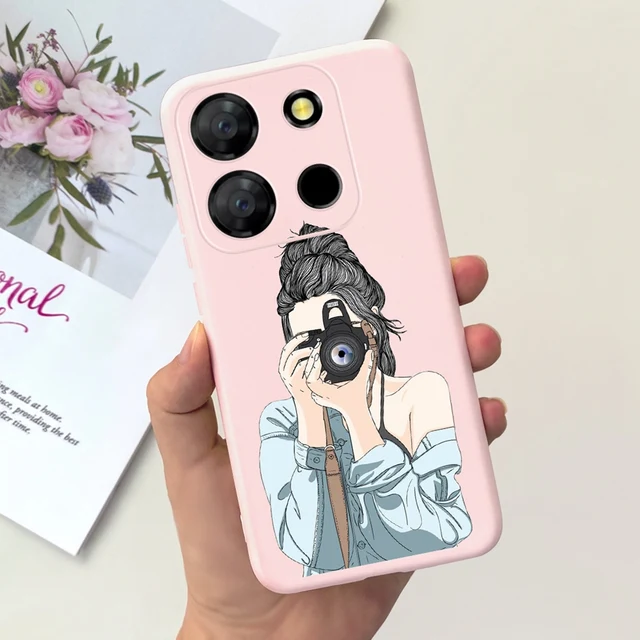 Back Cover Itel Vision Kavar For ITEL A60 Case Itel A60s A662LM