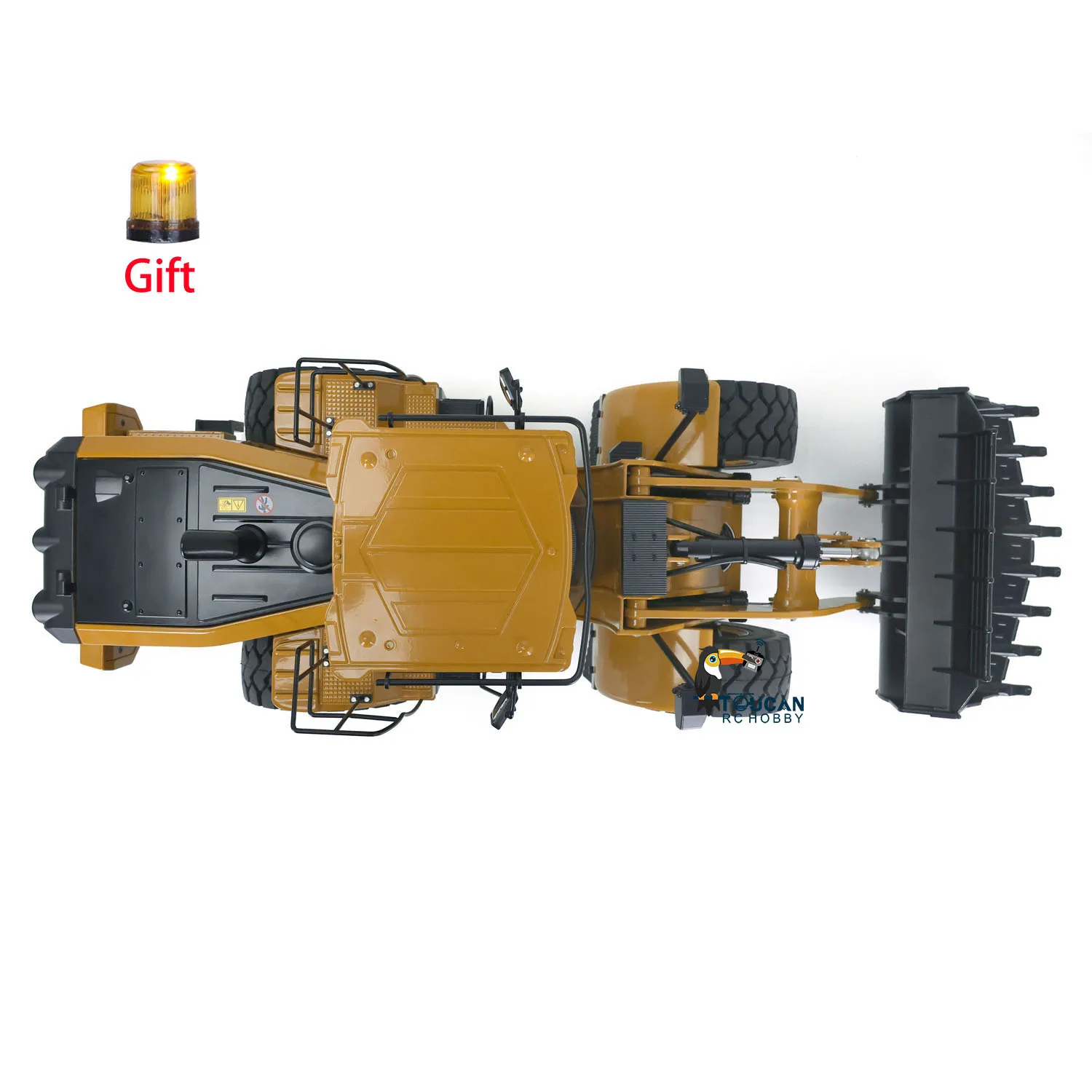 RTR Kabolite K966 RC Hydrulic Loader 1/16 Scale RC Metal Machine Remote Control Model with Light System Toys for Adult TH19405 4