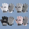 1 Pair Fishing Gloves Outdoor Fishing Waterproof Anti-slip Half Finger Gloves Cycling Running Hunting Fish Equipment Accessories 1