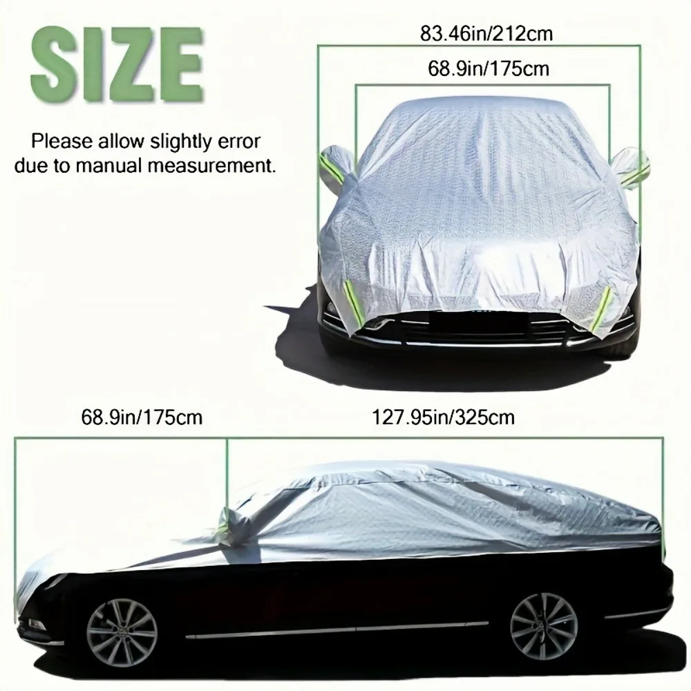 All-Weather Half Car Body Cover 3