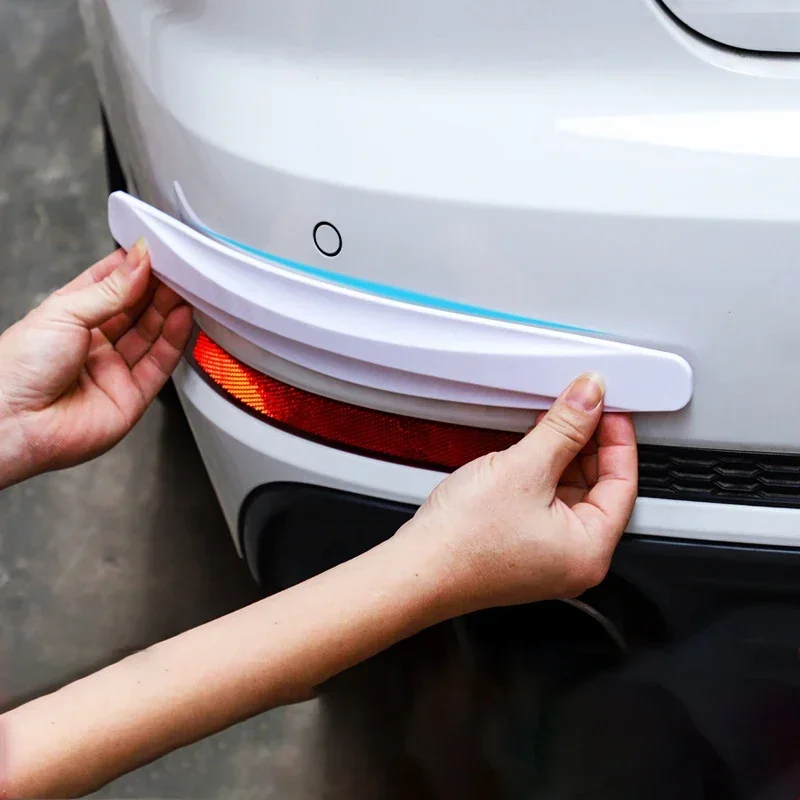 Universal Anti-Collision Car Door and Bumper Protector Set - 2-Pack Rubber Guard Strips