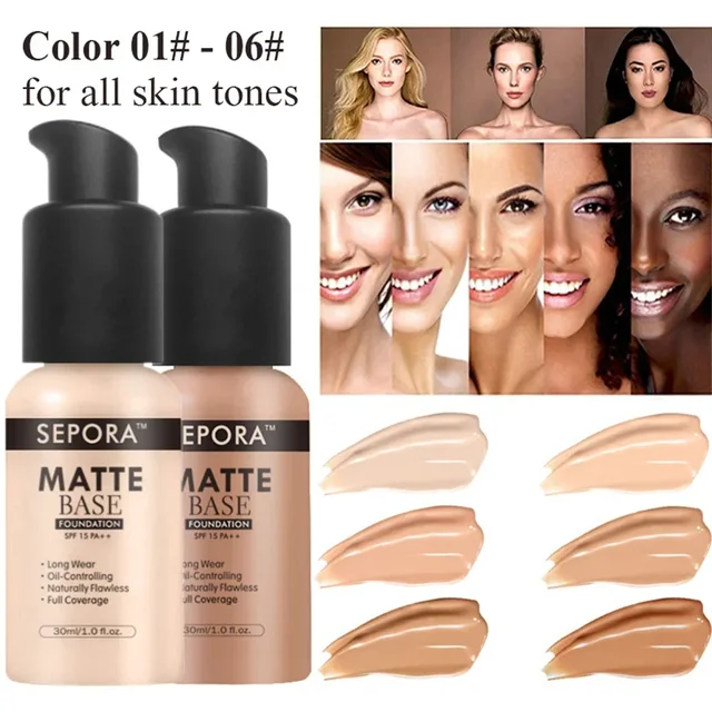 Waterproof Long-Lasting Liquid Foundation 1