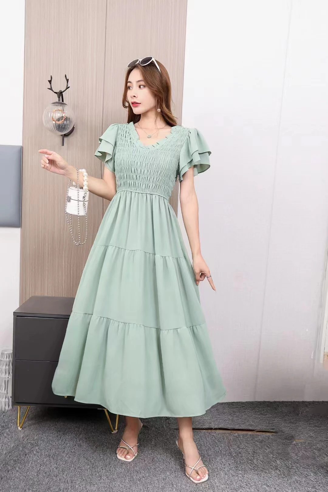 GUILAN Maternity Dress 2021 Summer Korean Style Loose Maternity Dress Can  Breastfeeding Fashion Comfortable Breathable Dress : Amazon.de: Fashion