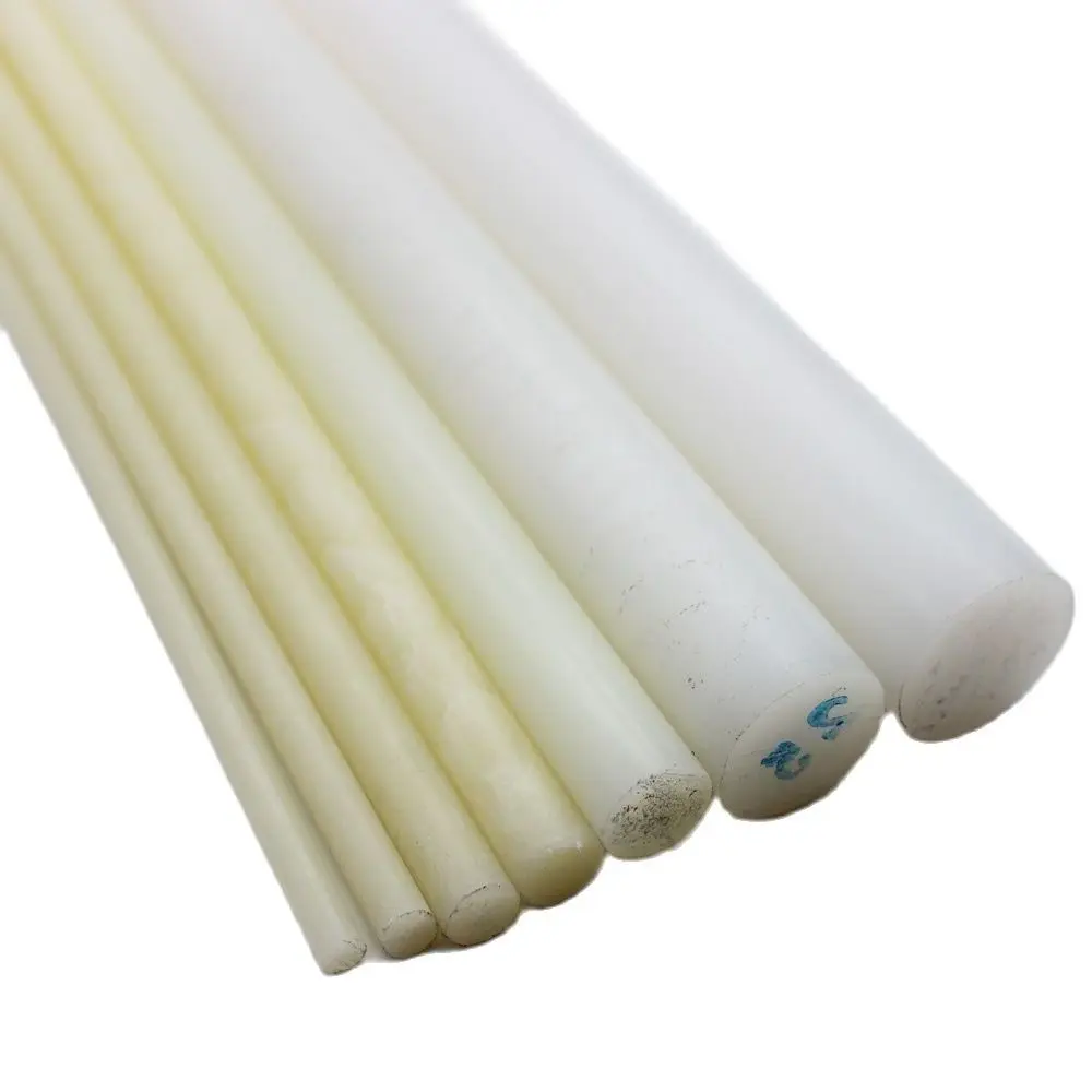 Barra Tonda In Nylon PA6 Diametro 60 Mm – Lunghezza 500 Mm, Nero, Resistente E Durevole Per Lavorazioni Meccaniche