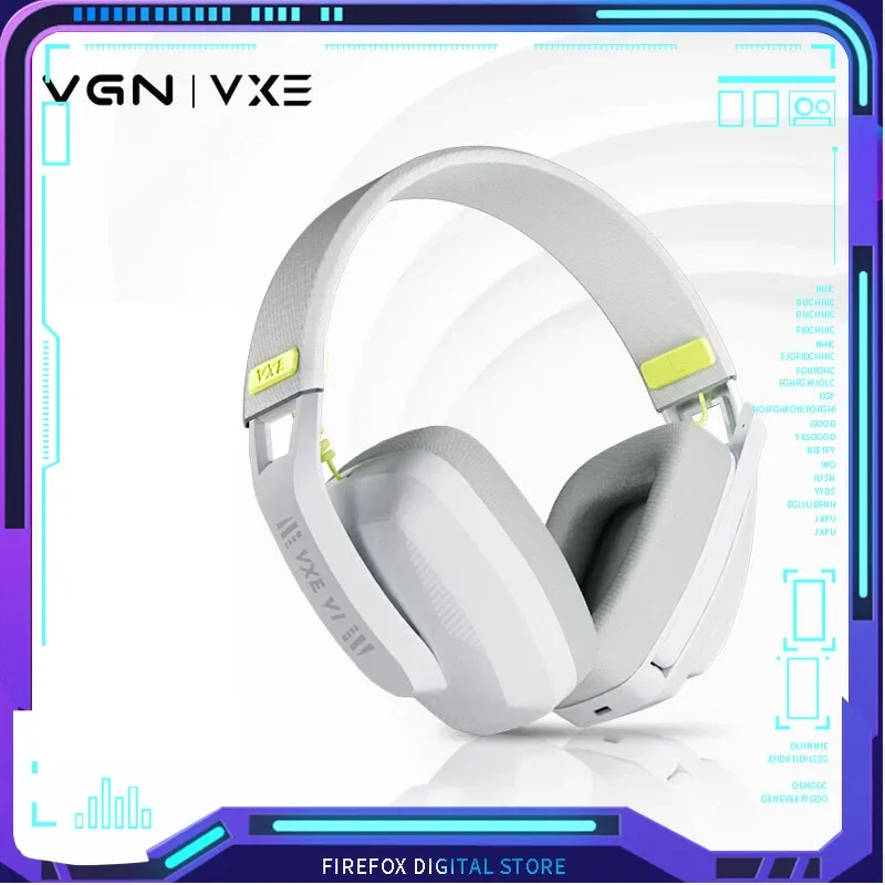 

VGN VXE Siren V1 Wireless Earphone Dual Mode Bluetooth 2.4G 5.3 FPS Head Mounted Light Weight Low Latency Pc Gamer Accessories