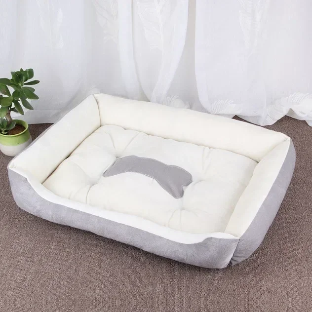 Title 10, Small Medium Internet Famous Pet Nest Dog Bed D...