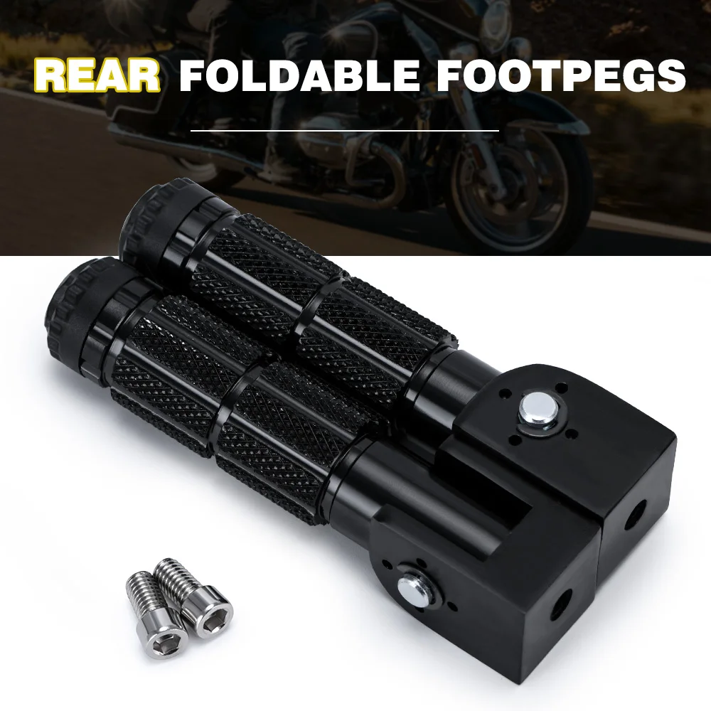Universal Motorcycle Folding Footpegs Foldable Rearset Foot Pegs 8mm Bolts Universal Motorcycle Folding Footpegs Foldable Rearset Foot Pegs 8mm Bolts