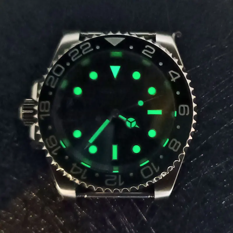 ޼ ð 316L θ ƿ ̽, ̾  ָ ̽, ĸ Ŀ, NH35 Ʈ,  ð, 41mm