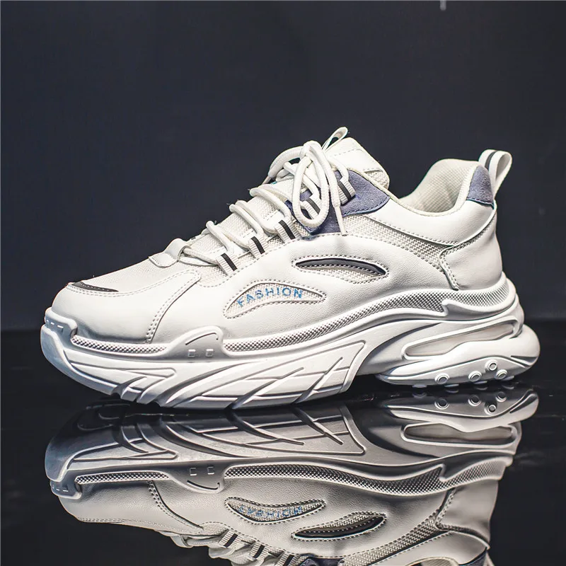 

Fujeak Fashion Height Increase Shoes Light Sneakers Non-slip Men Shoes Casual Breathable Mesh Shoes Comfortable Walking Shoes