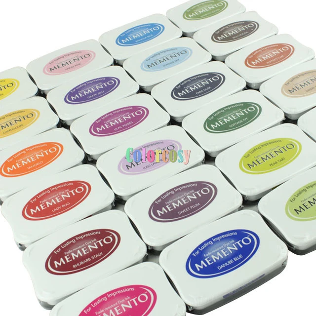 Tsukineko Memento Dye Ink Pad, Fade Resistant Dye Inkpads,Fast