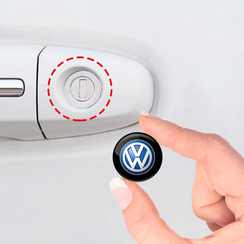 ForVolkswagenVWGOLFTiguanBEETLECADDYPASSATCarDoorLockKeyholeAntiblockingProtection