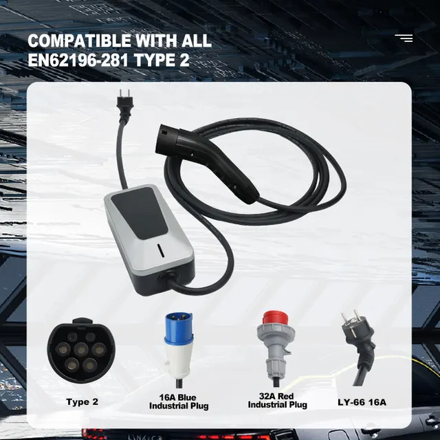 EV 충전이 간편해집니다: EV 충전기 타입 2 전기 자동차 충전 케이블