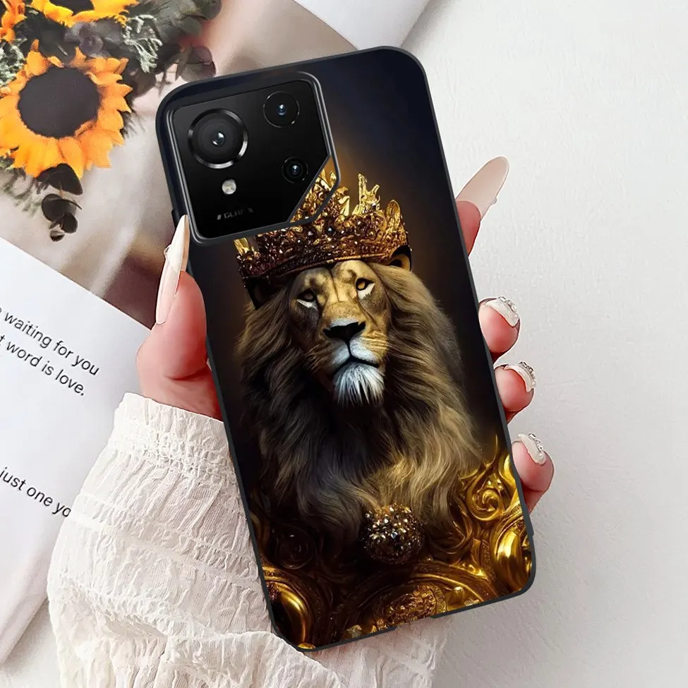 Luxury Cute Cat Silicone Shockproof Bumper Back Cover - Stylish Painted Design