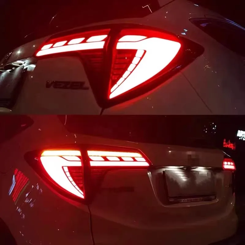 

For Honda VEZEL 2015-2022 HRV Car Accessories Rear Tail Light Reversing Brake Lamp Turn Signal Auto Parts Taillight