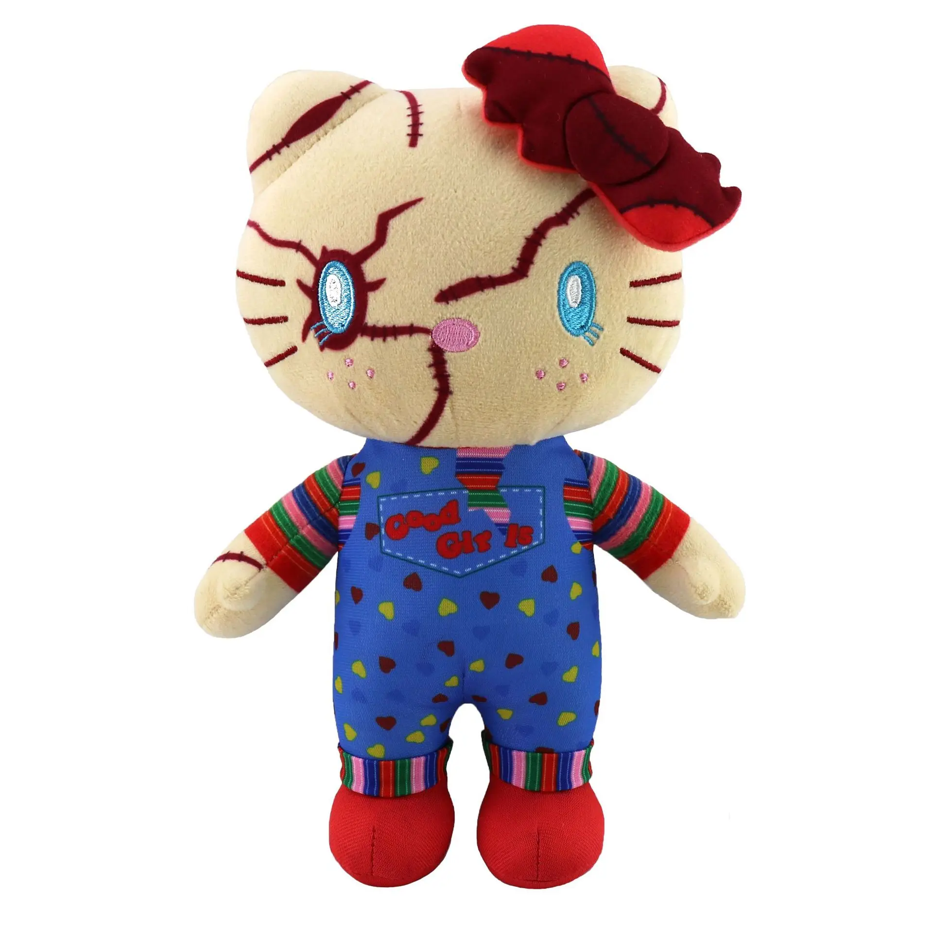 NEW Hello Kitty as Chucky Plush Doll or Keychain - Cute Horror