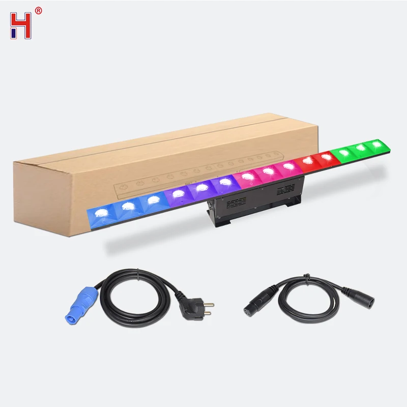 

LED Bar Wall Washer Light 14x3W Pixel Strobe Stage Lighting DMX Control Linear Fixture Soundlight For DJ Disco Party Show