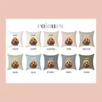 Customized 3D Pet Photo Name Cushion Pillow,Custom Cat/Dog Throw Pillow,Personalized Animals Pillow,Pet Loss Memorial Gift 2