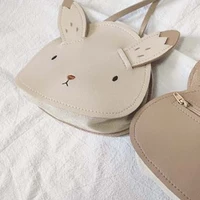 Cute Korean Cartoon PU Kids Crossbody Bags for Toddler Girls Bunny Messenger Bag Kawaii Baby Children's Small Handbags Gifts 4