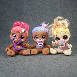 Cute Fragrant Little Doll KindyKids Big-eyed Nipple Baby Girls Play House Toy Gifts Limbs Movable Defects